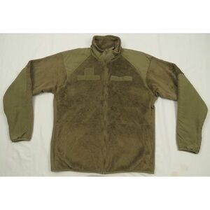 USGI Military Gen III ECWCS Fleece Polartec Cold Weather Coyote Full Zip Jacket